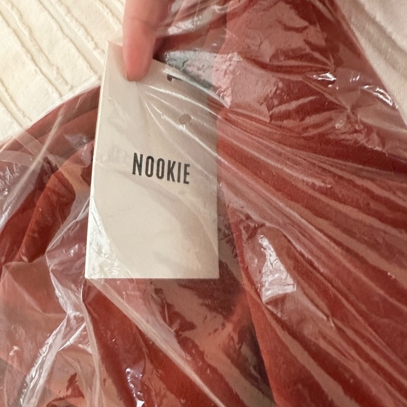 Nookie NWT Lexi Chain Gown in Rust Size Small - Picture 6 of 6